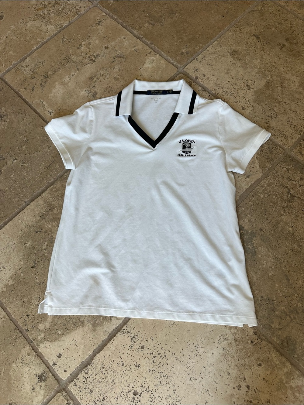 White Polo with US Open Logo